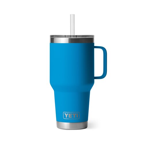 YETI Rambler 35oz Straw Mug Big Wave Blue - image 1