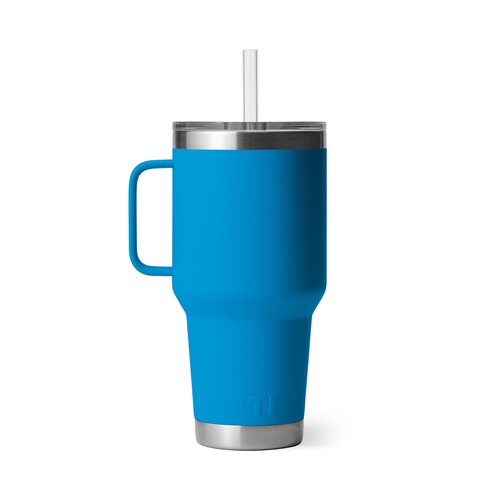 YETI Rambler 35oz Straw Mug Big Wave Blue - image 2