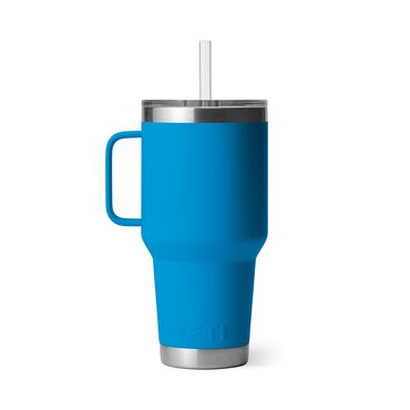YETI Rambler 35oz Straw Mug Big Wave Blue - image 2