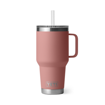 YETI Rambler 35oz Straw Mug Sandstone Pink