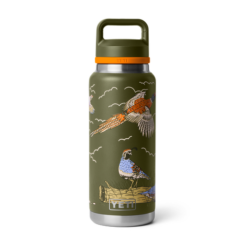 YETI Rambler 36oz Chug Bottle Uplands Bird Olive - image 1