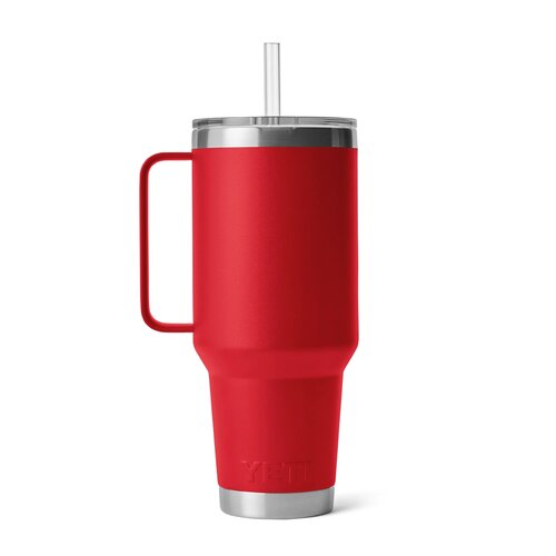 YETI Rambler 42oz Straw Mug Rescue Red - image 2