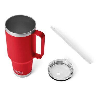 YETI Rambler 42oz Straw Mug Rescue Red - image 3