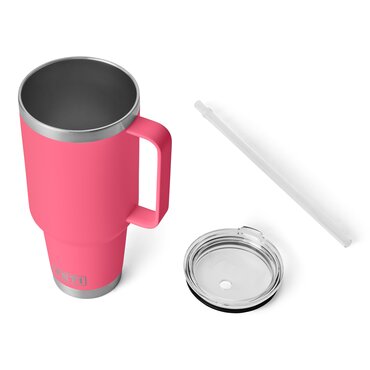YETI Rambler 42oz Straw Mug Tropical Pink - image 3