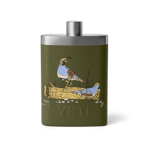 YETI Rambler Flask Uplands Bird Olive - image 1