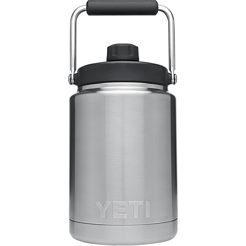 YETI Rambler Half Gallon Jug (Stainless Steel) - Stewarts Garden