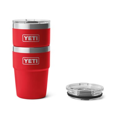 YETI Rambler NEW 16oz Stackable Cup Rescue Red - image 4