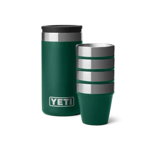 YETI Shot Glasses & Case (Black Forest) - image 1