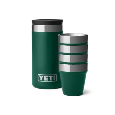 YETI Shot Glasses & Case (Black Forest) - image 1
