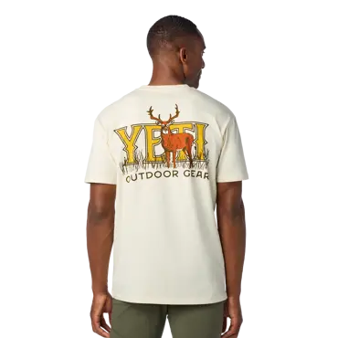 YETI Whitetail T-Shirt Ecru Small - image 3